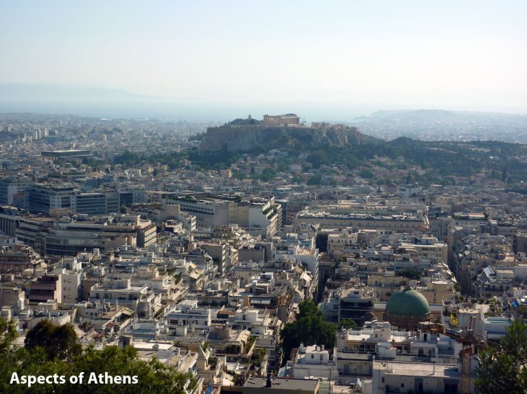 View from Lycabettus Hill: The Acropolis