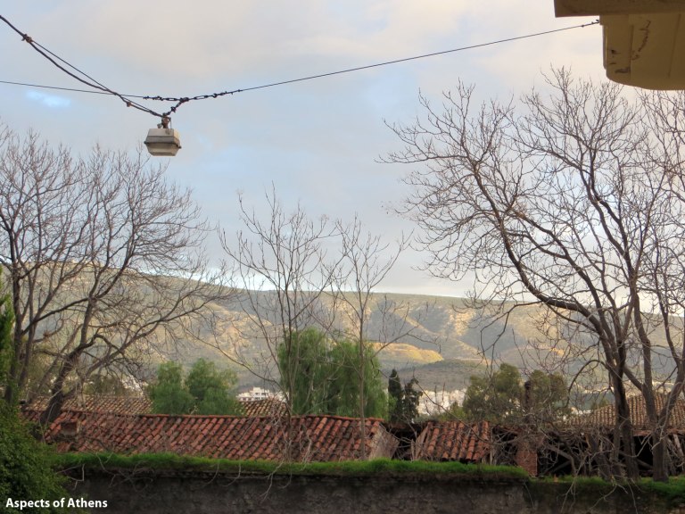 View of Ymittos from Deinokratous street